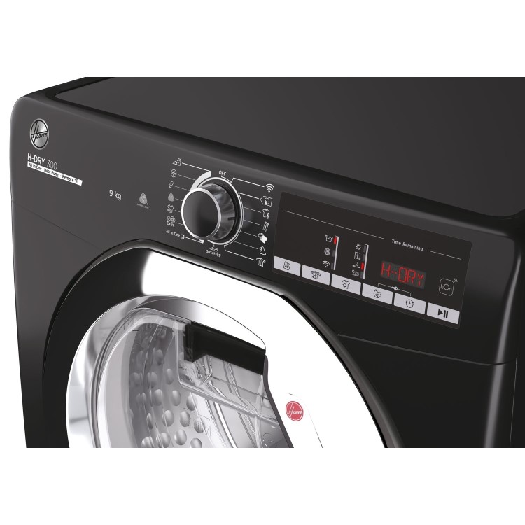 Hoover H-Dry 300 9kg Heat Pump Tumble Dryer - Black