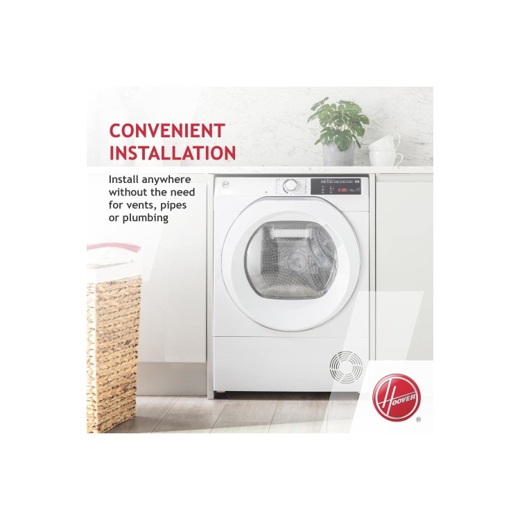 Hoover H-Dry 300 9kg Heat Pump Tumble Dryer - Black