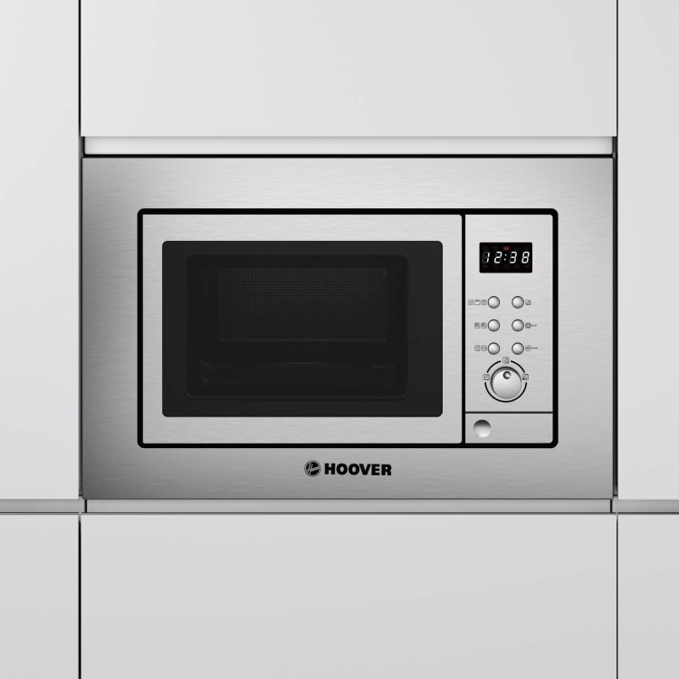 Hoover Built-In Microwave with Grill - Stainless Steel