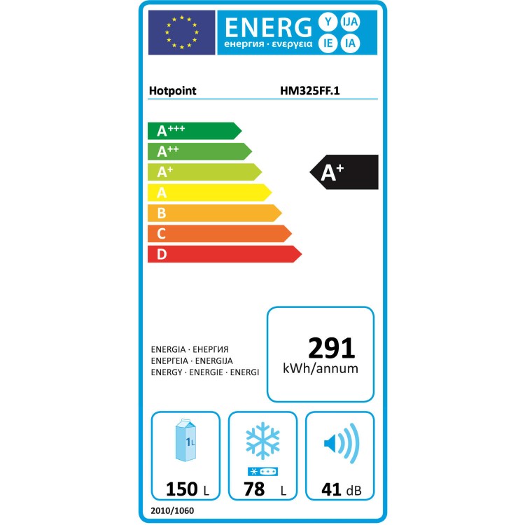 Hotpoint HM325FF1 Frost Free 50-50 Integrated Fridge Freezer