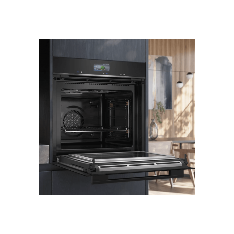 Siemens iQ700 Built-In Combination Microwave Oven - Black