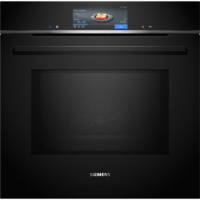 Siemens iQ700 Single Electric Oven with Microwave Function - Black