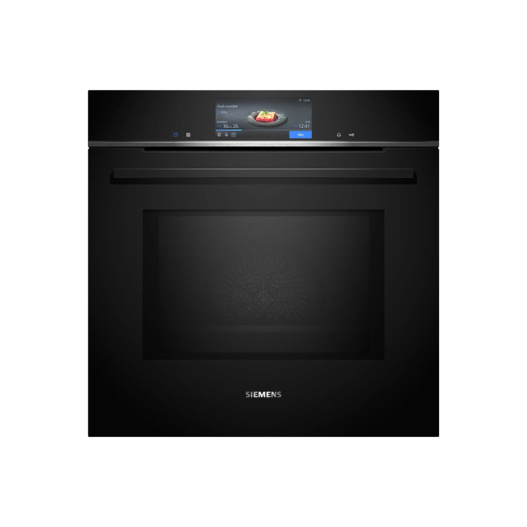 Siemens iQ700 Single Electric Oven with Microwave Function - Black