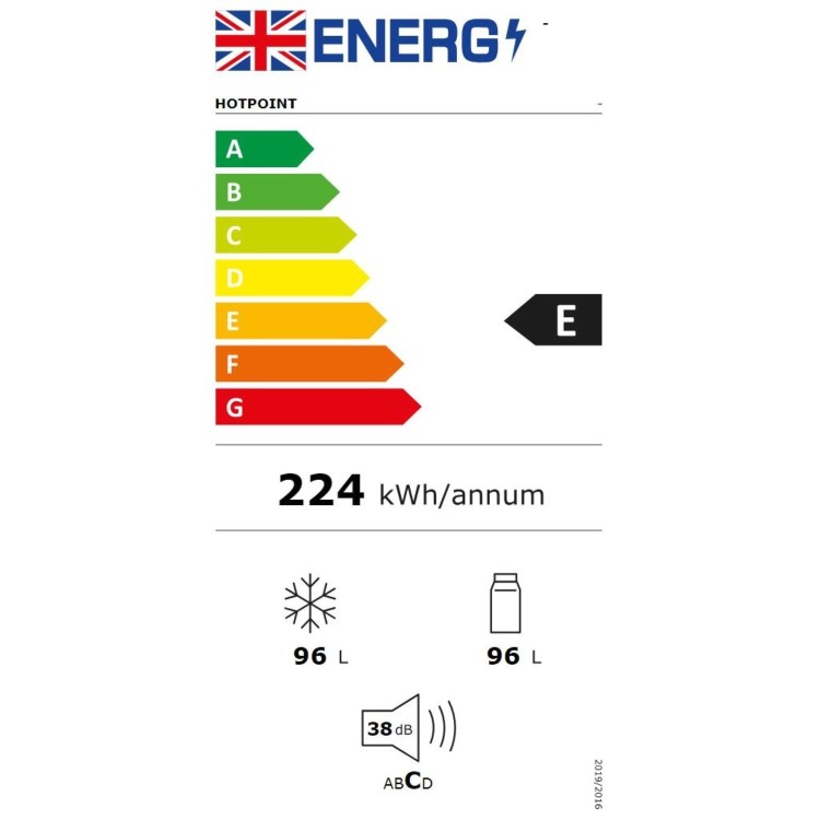 Hotpoint 244 Litre 50/50 Integrated Fridge Freezer