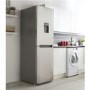 Hoover 308 Litre 50/50 Freestanding Fridge Freezer - Stainless steel look