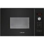 Bosch HMT75M664B Black Built-in Microwave Oven For 60cm Wide Cabinet 20L