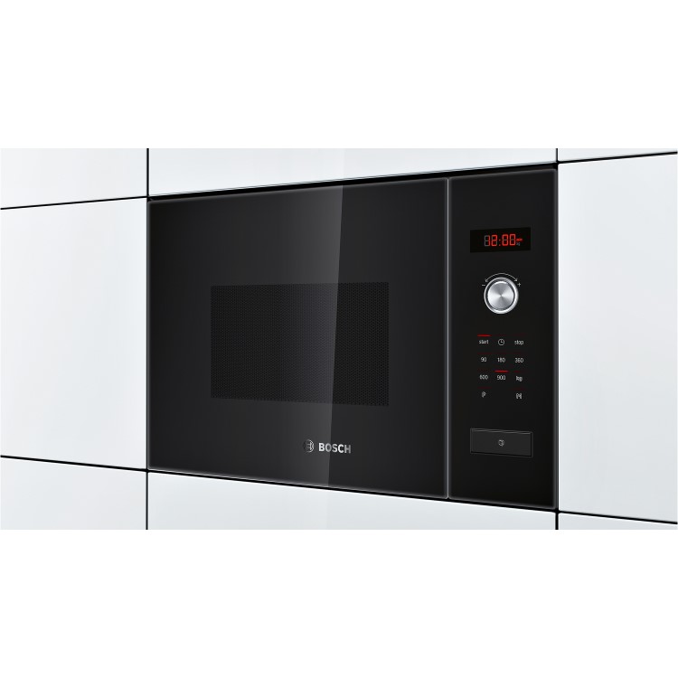 Bosch HMT84M664B Black Built-in Standard Microwave