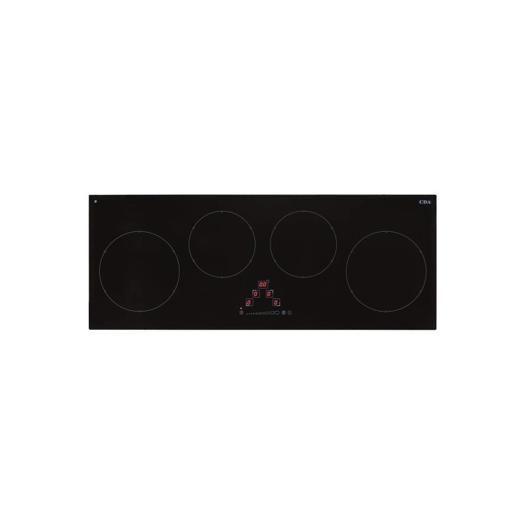 CDA HN9625FR 90cm Linear Touch Control Four Zone Frameless Induction Hob Black