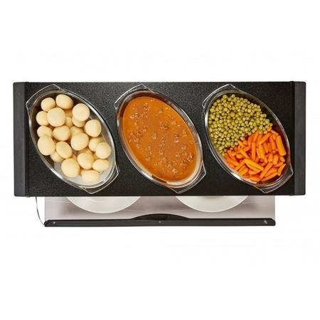 Hostess HO392BL Black Hostess Heated Buffet Servers