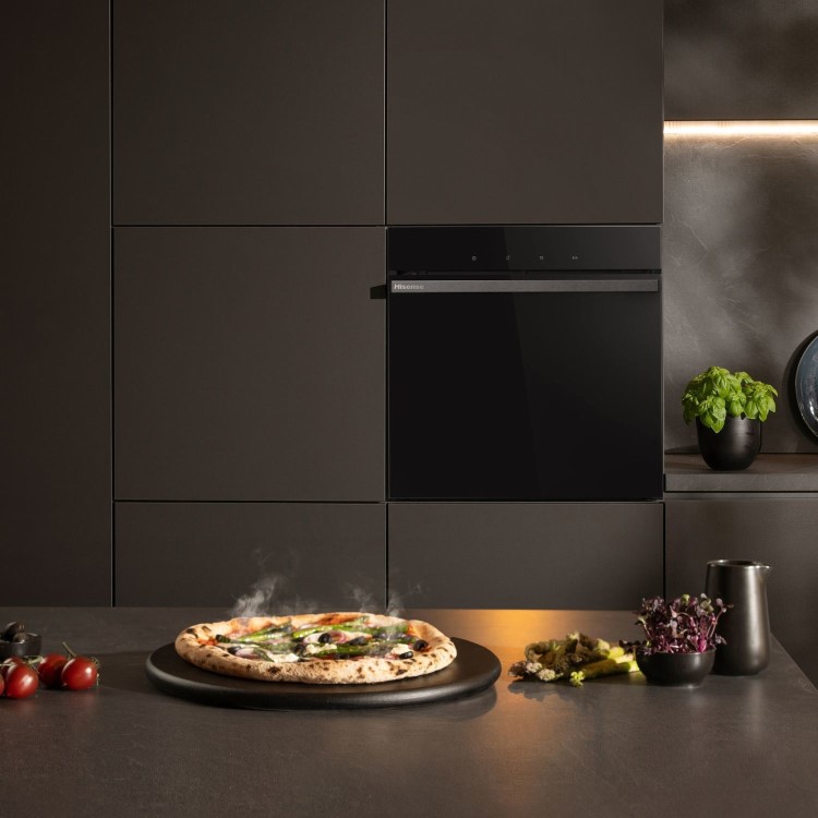 Hisense Blackline PizzaChef Electric Single Oven - Black