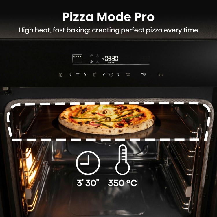 Hisense Blackline PizzaChef Electric Single Oven - Black