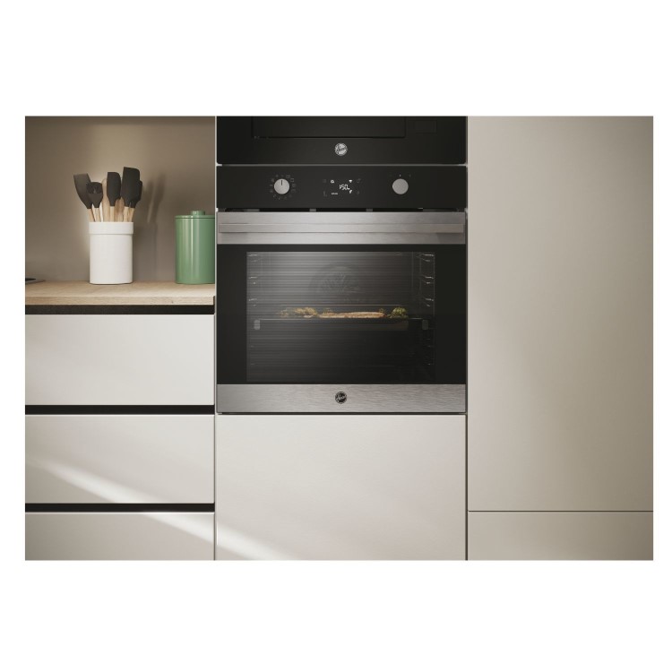 Hoover Electric Single Oven with AirFry Function - Stainless Steel