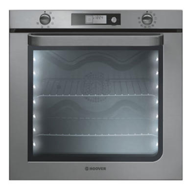 Hoover HOA03VX Multifunction 76L Electric Built-in Single Oven With LED Vision Lighting Stainless Steel