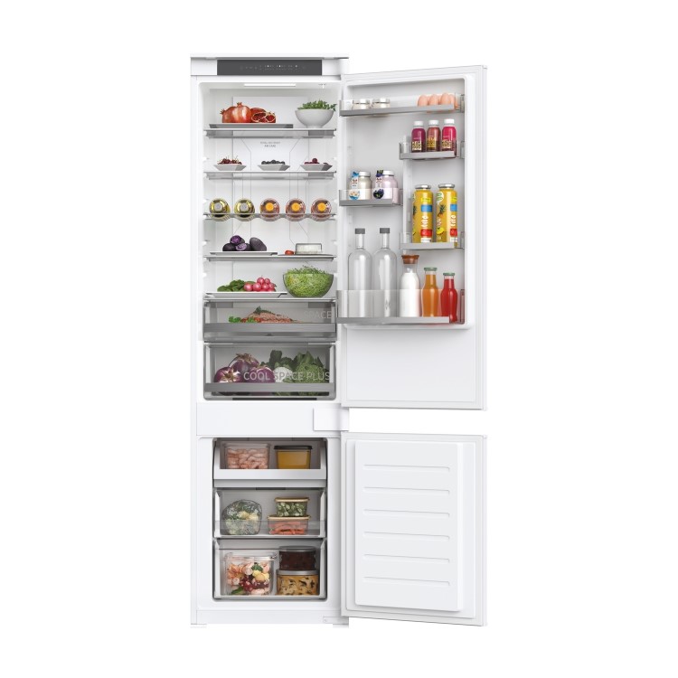 Refurbished Hoover HOBT5519EWK-1 Integrated 281 Litre 70/30 Frost Free Fridge Freezer White