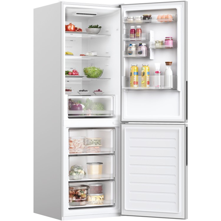 Hoover 342 Litre 60/40 Freestanding Fridge Freezer - Silver