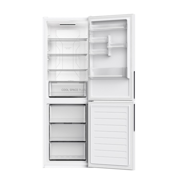 Refurbished Hoover H-Fridge 500 HOCE4T618EWK-1 Freestanding 341 Litre 60/40 Low Frost Fridge Freezer White