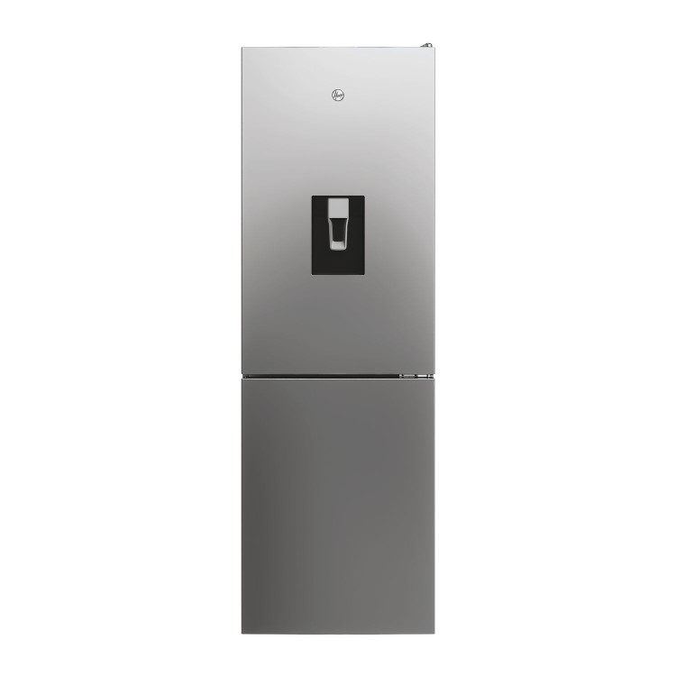 Hoover 339 Litre 60/40 Freestanding Fridge Freeze With Water Dispenser - Silver