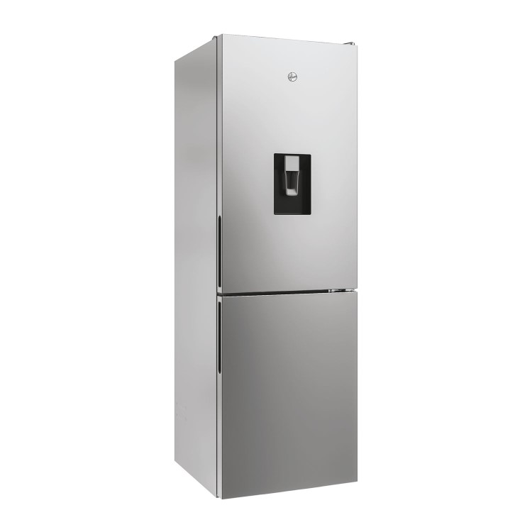 Hoover 339 Litre 60/40 Freestanding Fridge Freeze With Water Dispenser - Silver