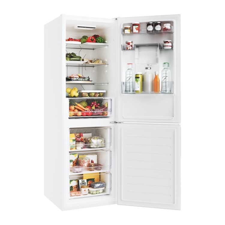 Hoover 339 Litre 60/40 Freestanding Fridge Freezer With Water Dispenser - White