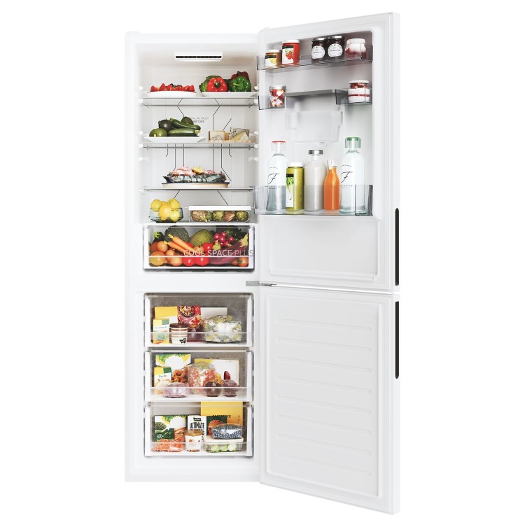 Hoover 339 Litre 60/40 Freestanding Fridge Freezer With Water Dispenser - White