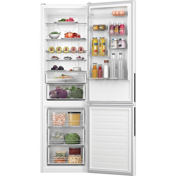 Hoover H-Fridge 500 377 Litre 70/30 Freestanding Fridge Freezer - White