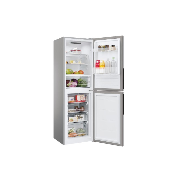 Hoover H-FRIDGE 300 252 Litre 50/50 Freestanding Fridge Freezer - Silver