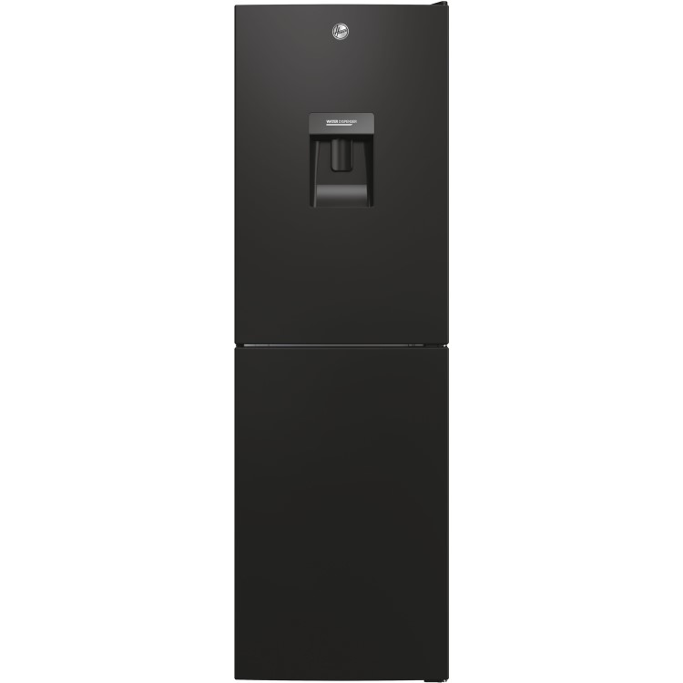 Hoover 246 Litre 50/50 Freestanding Fridge Freezer With Water Dispenser - Black