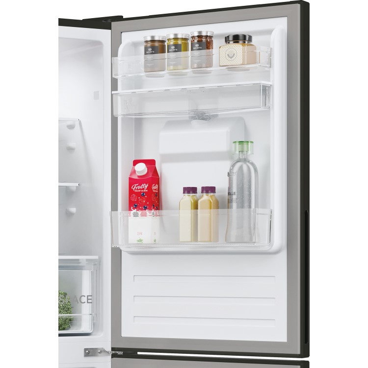 Hoover 246 Litre 50/50 Freestanding Fridge Freezer With Water Dispenser - Black