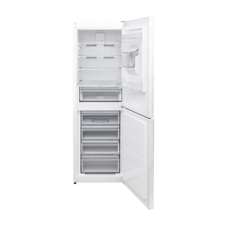 Hoover 323 Litre 50/50 Freestanding Fridge Freezer With Water Dispenser - White