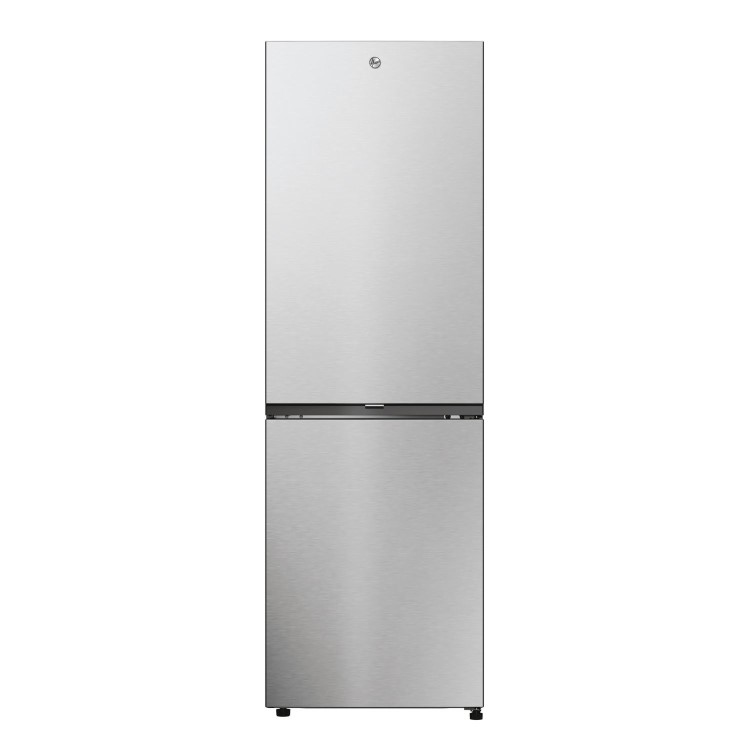 Hoover H-COMBI 300 355L 60/40 Freestanding Fridge Freezer - Silver Inox