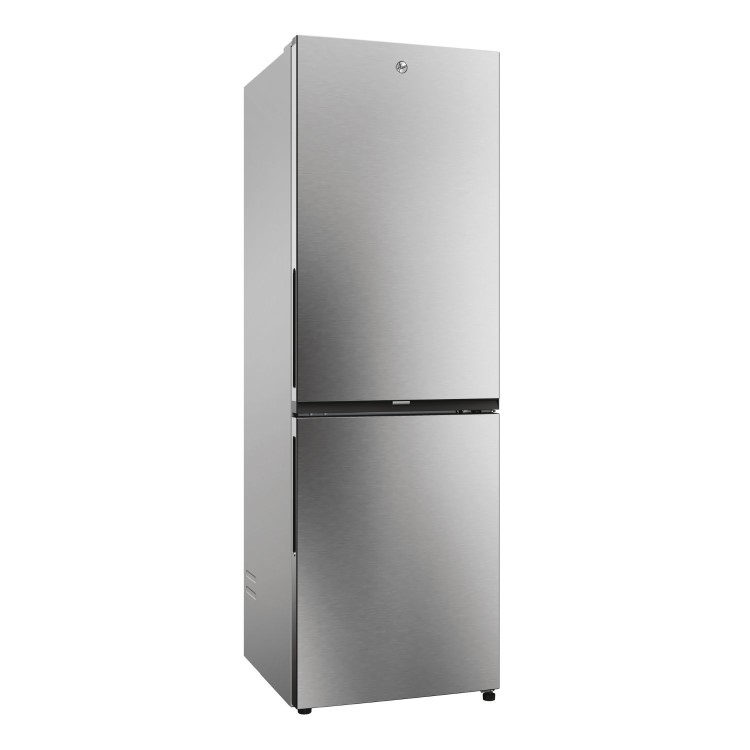 Hoover H-COMBI 300 355L 60/40 Freestanding Fridge Freezer - Silver Inox