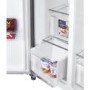 Hoover 513 Litre Side-by-side Fridge Freezer With Plumbed Ice & Water Dispenser - Inox Look