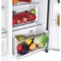 Hoover 513 Litre Side-by-side Fridge Freezer With Plumbed Ice & Water Dispenser - Inox Look