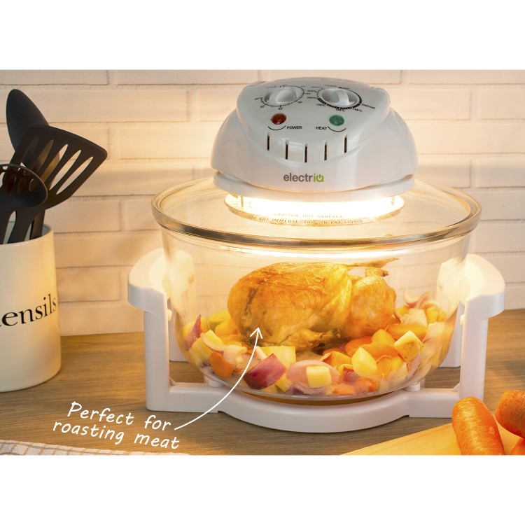 electriQ 17 Litre Premium Halogen Oven with Full Accessories Pack