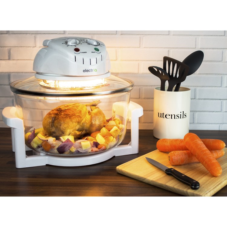 electriQ 17 Litre Premium Halogen Oven with Full Accessories Pack