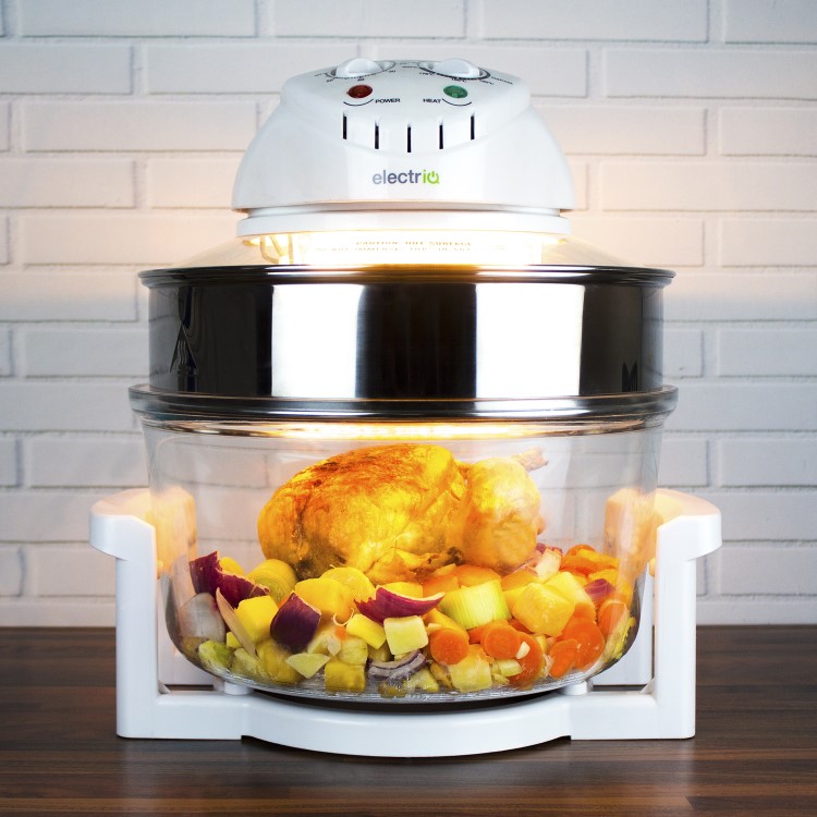 electriQ 17 Litre Premium Halogen Oven with Full Accessories Pack