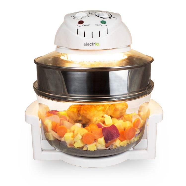 electriQ 17 Litre Premium Halogen Oven with Full Accessories Pack