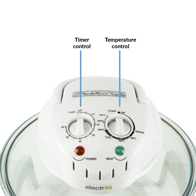 electriQ 17 Litre Premium Halogen Oven with Full Accessories Pack