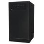 Hotpoint Freestanding Slimline Dishwasher - Black