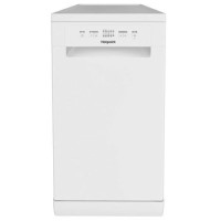 Hotpoint Freestanding Slimline Dishwasher - White Quick wash Adjustable baskets