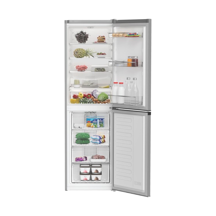 Hotpoint 270 Litre 50/50 Freestanding Fridge Freezer - Silver