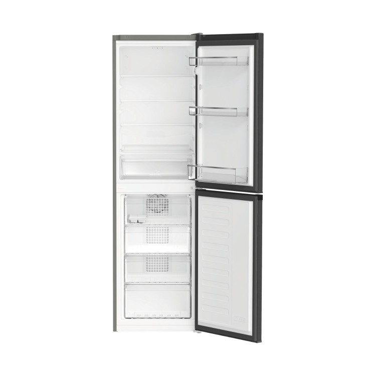 Hotpoint 270 Litre 50/50 Freestanding Fridge Freezer - Dark Stainless Steel