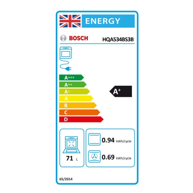 Bosch Series 4 Electric Single Oven - Stainless Steel