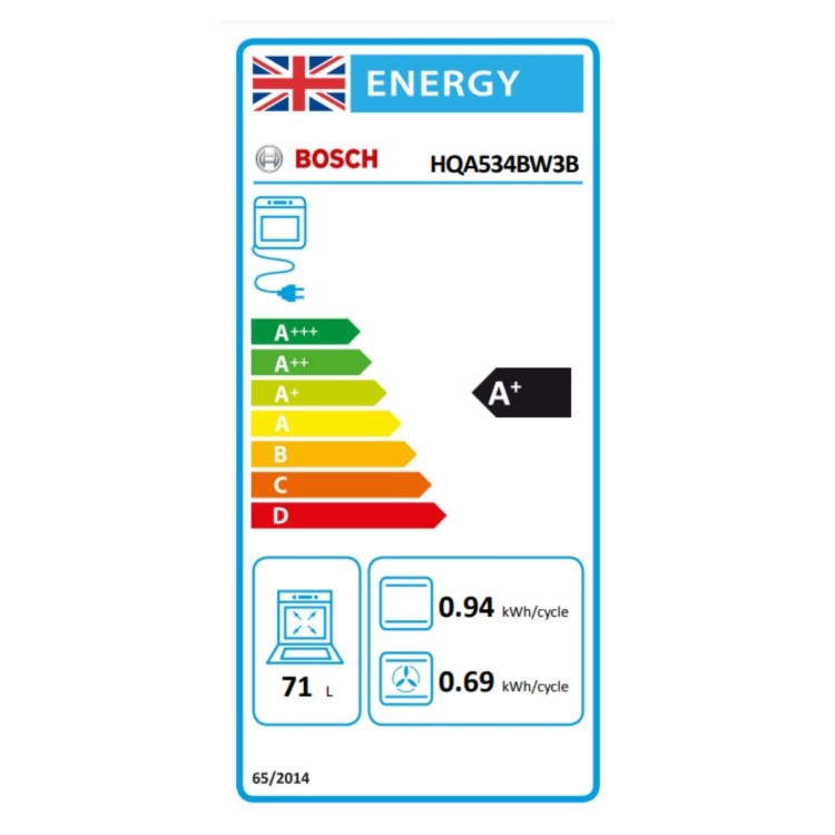 Bosch Series 4 Electric Single Oven - White