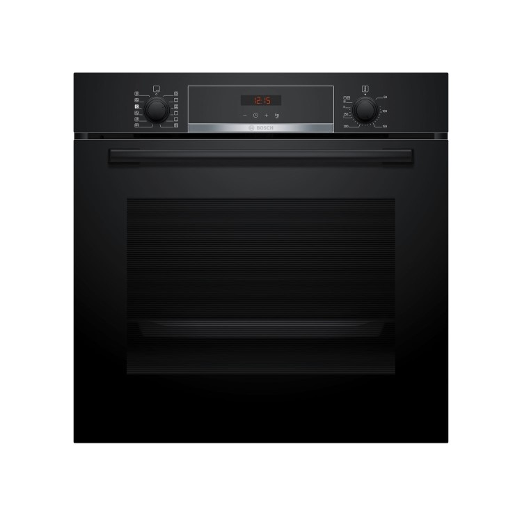 Refurbished Bosch Series 4 HQA574BB3B 60cm Single Built In Electric Oven Black