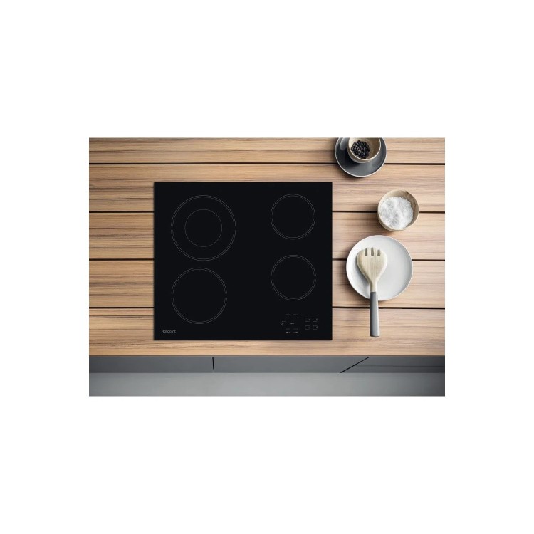 Hotpoint 58cm 4 Zone Touch Control Ceramic Hob