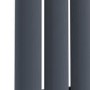 Sorrento Anthracite Horizontal Oval Designer Radiator 600x1416mm Single Panel 3783 BTU