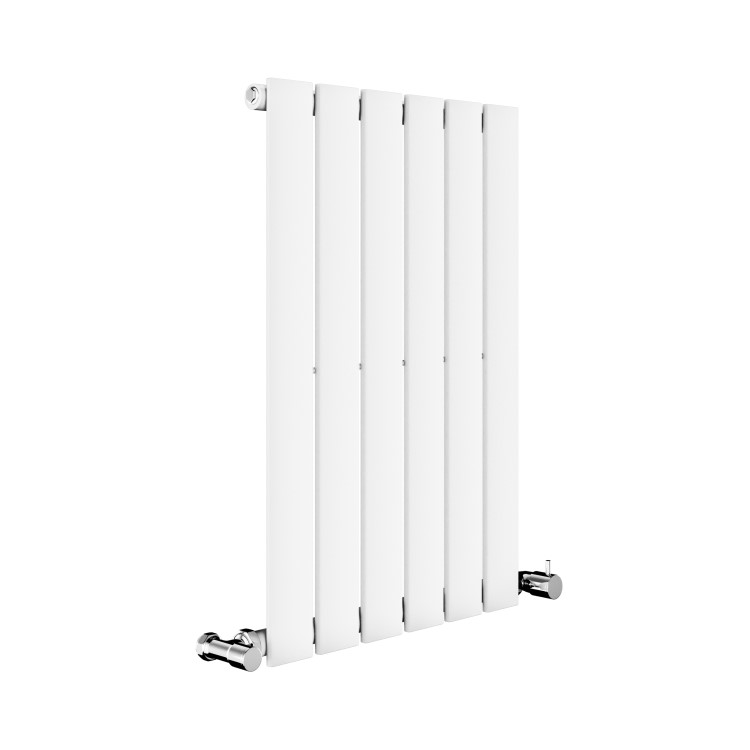 Riace White Horizontal Flat Designer Radiator 600x408mm Single Panel 953 BTU