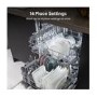 Hisense Freestanding Dishwasher - Auto Dry, D-Rated, Silver