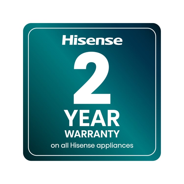 Hisense Freestanding Dishwasher - Auto Dry, D-Rated, Silver